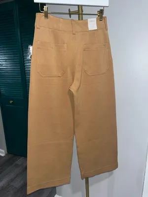 Anthropologie NWT The Colette Knit Crop Wide-Leg Pants by Maeve thumbnail 6