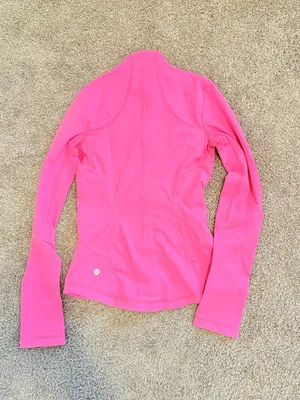 Lululemon Forme Jacket full zip Pinkelicious womens size 4 thumbnail 9