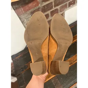Franco Sarto Denzel Suede Stack Heeled Mules SIZE 7.5 thumbnail 6