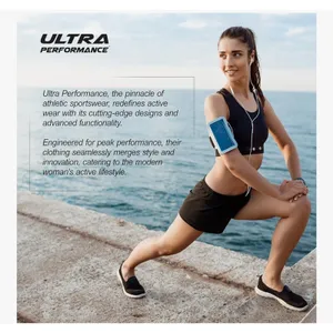 Ultra Performance Running Shorts With Liner Drawstring Waist Gray Womens L NWT thumbnail 3