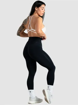 GYMREAPERS Black Infinity Seamless Leggings Size XL thumbnail 3