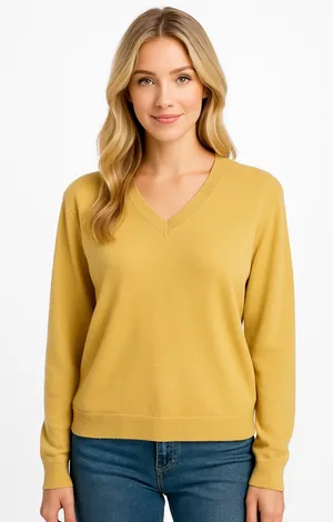 Vintage 60s gold grandpa sweater thumbnail 1