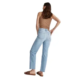 Madewell The Perfect Vintage Straight Jean Women Light Washed Blue Jeans Size 27 thumbnail 2