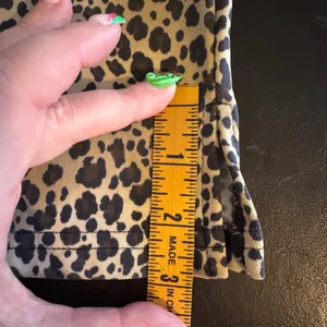 NEW Vintage Gantos Mini Skirt M Leopard Print Deadstock Made in USA 90s Mobb thumbnail 8