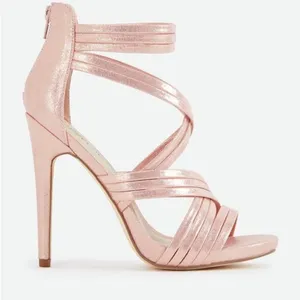 JUSTFAB Party Pleaser Strappy Heeled Sandal size 7.5 BIN 16‎ thumbnail 3