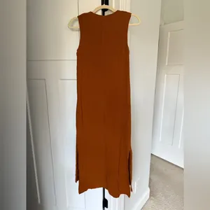 Lululemon All Yours Tank Maxi Dress Butternut Brown sleeveless‎ cotton lounge thumbnail 7