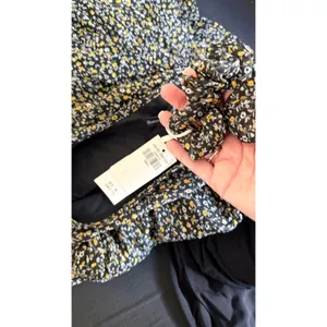 Abercrombie‎ Fitch Floral Print Ruffle Wrap Midi Dress Black Size S NEW thumbnail 4