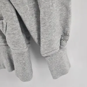 OFFLINE by Aerie Hoodie Womens XXS Full‎ Zip Heather Gray French Terry EXCELLENT thumbnail 3