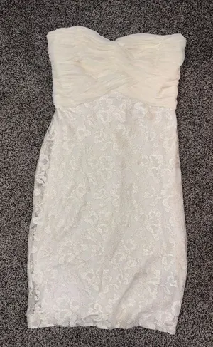 Ralph Lauren Ivory Lace Dress New With Tags Size 2 thumbnail 1