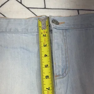 Old Navy Denim Mini‎ Skirt 16 Light Blue Carpenter Y2K Utility Cotton thumbnail 5