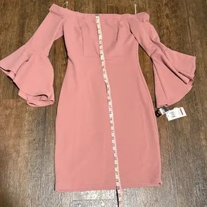 Teeze Me Dress Core Social Mauve Off Shoulder Size 5/6 thumbnail 6