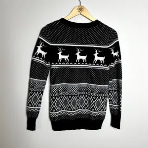 Old Navy Reindeer Faire Isle Crewneck Sweater thumbnail 5