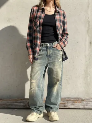 Free People Behind The Flannel Plaid & Floral Bandana Mixed Media Button Down thumbnail 5