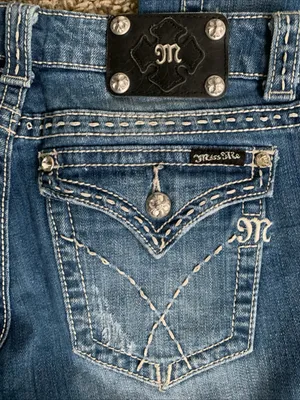 Miss Me size 30 bootcut #JW5353B denim blue jeans thumbnail 4