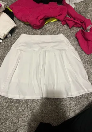 Aerie White Crossover Skirt thumbnail 5