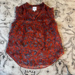 Misa Los Angeles Red Paisley Mini Dress thumbnail 4