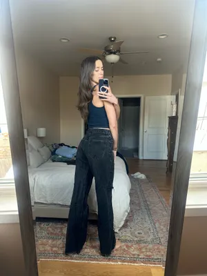 ZARA Wide-Leg Jeans High-Waisted thumbnail 2