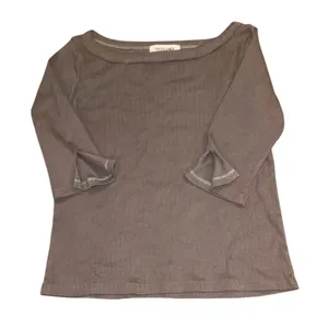 DAYDREAMER Brown 3/4 Sleeve Ribbed Top, P2P 19 - 21” New without Tag thumbnail 2