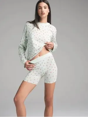 Skims Boyfriend Long Sleeve Tee Size small thumbnail 3