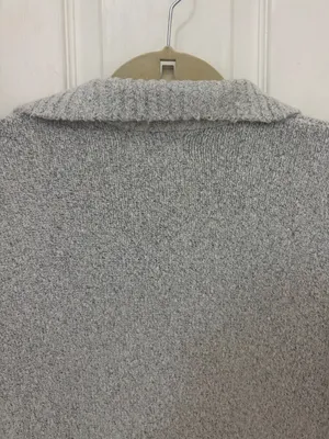 Old Navy Women’s Quarter Zip Sweater in Grey thumbnail 7