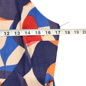 Nine West Womens Abstract Print Maxi Dress Colorful‎ Tiered Flowy Euro Summer Size Small thumbnail 7