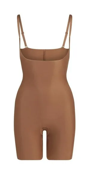 SKIMS Body Core Sculpt Open Bust Mid Thigh Bodysuit Jasper large New with tags thumbnail 1