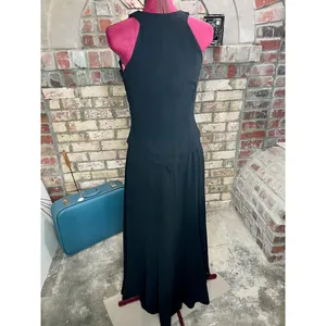 formal dress prom beaded black cutout neckline thumbnail 7