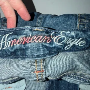 American Eagle Womens 6‎ Reg Bootcut Jeans Medium Wash Blue Stretch Denim thumbnail 3