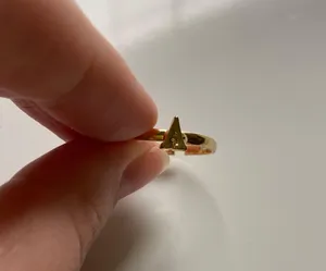 Gold A Ring thumbnail 1