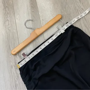 White Fox Skirt draped slip maxi womens Black small formal chic resortwear thumbnail 3