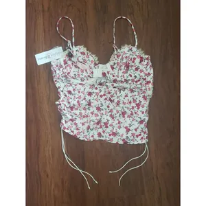 For Love And Lemons Pink Floral Ruched Cami Size M New Romantic Fairy Festival thumbnail 6