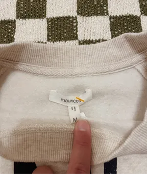 Maurice's Paris Crewneck Tennis White Women’s Medium Trendy thumbnail 3