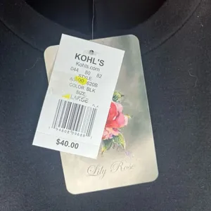 Lily Rose | women nwt black short sleeve dress thumbnail 3