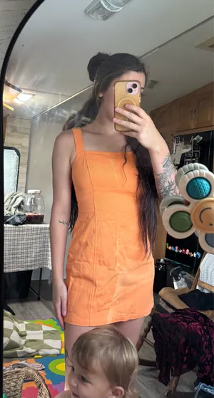 Cloud Ten Orange Dress thumbnail 4