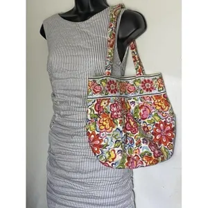 Vera Bradley Bag Small Msrp Multicolor Tote thumbnail 6