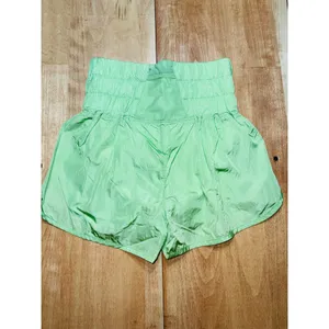 Free People Movement Shorts Lime‎ Green High Waisted Athletic Workout S thumbnail 5