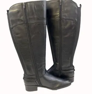 Audrey Brooke Women's Black Shoes/Knee High Boots Sz 8.5M SKU 5165 thumbnail 5