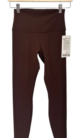 Lululemon Align HR leggings size 6 Lava Cake 28” New with tags Authentic thumbnail 1