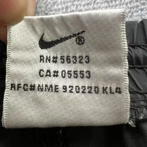 Vtg. 90s Nike White Tag Track‎ Pants Mens XL Charcoal Nylon Windbreaker Running thumbnail 4