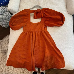 Free People Violet Mini Dress Brandy Color Size XS thumbnail 3
