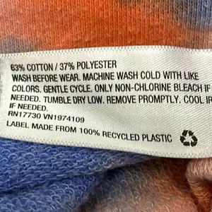 Wild Fable Bright and Comfy Tie Dye Crewneck Cropped Sweatshirt- XXL thumbnail 7