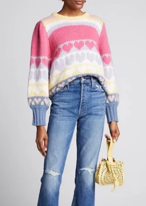 LoveShackFancy Shirelle sweater size small thumbnail 2
