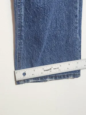 H&M Womens Button-Fly Distressed Straight Leg Jeans Size 6 thumbnail 7