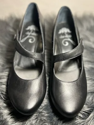 Dansko Betty Black Leather Mary Jane Pumps Women's Heels Size EU 40 thumbnail 1
