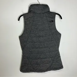 The North Face Pseudio puffer vest gray women’s size‎ medium winter casual thumbnail 11