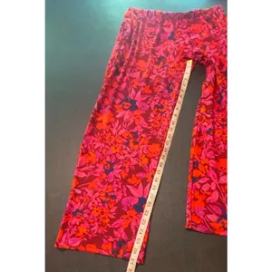 NWT Pioneer Woman Floral Pajama Set L 12-14 Wide Leg Soft Lounge Pockets Cozy thumbnail 9