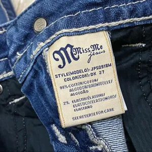 Miss Me JP5091BM Bermuda Peace Out Studded Low Rise Denim Jean Shorts 25 thumbnail 11