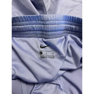 Nike Dri Fit Running Shorts Womens Large Light Blue Athletic Gym Swoosh thumbnail 9