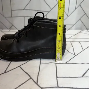 Duluth Trading Co Chukka Boots Size 9 Black Leather‎ Lace Up Ankle 77703 thumbnail 12