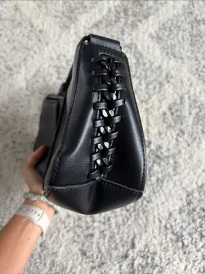 BCBGeneration Classic Black Baguette Shoulder Bag Y2K thumbnail 4